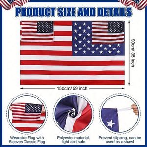 Más vendido en 2023, Estandarte de cuerpo americano de poliéster de 3x5 pies, diseñado a medida, para campaña de campeones y animación, con fibra de vidrio - Product Image 2