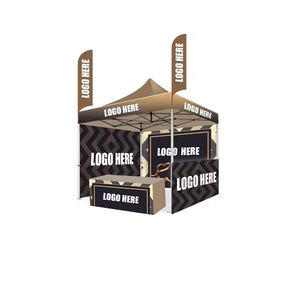 Heavy Duty Waterproof Custom Pop Up <b>Tent</b> ODM, Brand Printed <b>Canopy</b> With Flags For Outdoor Brand Activation Events - Product Image 2