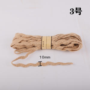 Vente chaude 10 m/pcs naturel Jute ruban sangle tresse pour artisanat et bricolage Jute ruban pour cadeau décoration et emballage faisant des chaussures - Product Image 5