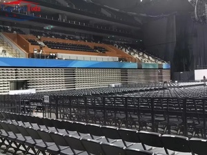 Chaise pliante VIP haut de gamme pour tribune de stade, avec cadre métallique rembourré, idéale pour le sport, le basketball, la salle de sport, l'extérieur et le théâtre - Product Image 4