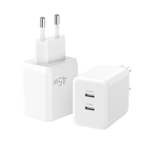 EN62368 เครื่องชาร์จไฟฟ้าพกพาแบบขายส่ง 35W ชาร์จเร็วพิเศษ พอร์ตคู่ Type-C สำหรับ <span class=keywords><strong>iPhone</strong></span> 16/15/<span class=keywords><strong>14</strong></span>/13 และแล็ปท็อป และ Samsung - Product Image 4