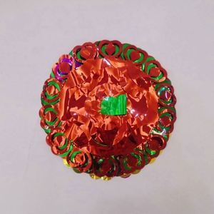 Fleur en guirlande de Noël colorée faite à la main en PET, très vendue - Product Image 5