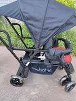 Poussette double légère et pliable Purorigin 2026, dernier design, porte-bébé à roues, poussette de poche pour jumeaux