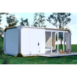 2025 nouveau Style de haute qualité personnalisé moderne cabine mobile 20ft 40ft pliable préfabriqué conteneur maison luxe Pod immeuble de bureaux - Product Image 1