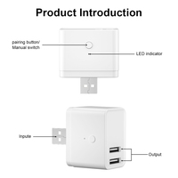 Tuya DC5V prise USB Smart Mini Zigbee Adaptateur Smart Life APP Contrôle à distance Prise USB prise en charge étendre le signal Zigbee