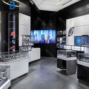 Gabinete de exhibición de reloj personalizable, vitrina de reloj, soporte de exhibición de reloj de cristal para tienda de relojes - Product Image 2