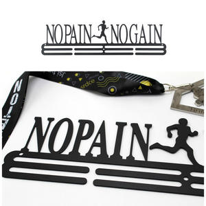 Soporte para medallas Colgador de exhibición Montaje cruzado Correr Gran carrera Premio Foto Oro Negro Pickleball Soporte de nailon Caja de ciclismo Rack-for-me - Product Image 3