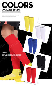 Multi warna elastis lengan betis dukungan untuk pria sepak bola basket sepak bola olahraga kebugaran pelindung tulang kering kaus kaki sepak bola pelindung kaki - Product Image 3