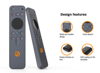Control Remoto Inteligente para TV JCXK con Bluetooth y Voz, 36 Teclas, Fabricación OEM ODM, Molde de Plástico ABS