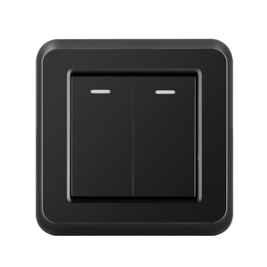 Interruttori per PC produttori europe 2 gang 2 vie nero/bianco/oro nuovo design interruttore decorativo per parete - Product Image 2