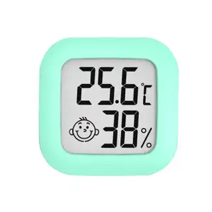 Termometer ruangan higrometer Digital pengukur suhu bayi, pengukur kelembaban suhu akurat tinggi untuk rumah