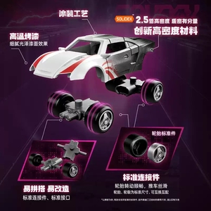 บล็อกกี้ส์ ทรานส์ฟอร์เมอร์ส ธันเดอร์ เรซซิ่ง เวฟ <span class=keywords><strong>3</strong></span> บล็อกตัวต่อรถแบบกล่องสุ่ม ของแท้ ของสะสม รุ่นประกอบเอง ของเล่น - Product Image 5