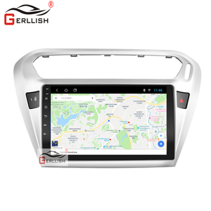Lecteur DVD de voiture Android à écran tactile de 9 pouces pour Peugeot 301 Citroën Elysee 2013-2016 Navigation GPS multimédia - Product Image 4