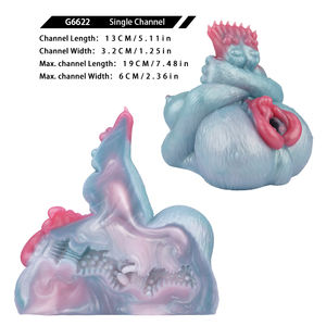 GEEBA 2 kg alienígena bolsillo coño masturbador masculino fantasía Animal culo silicona suave Vagina Artificial para hombres masturbación - Product Image 3