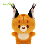 Peluche de Caracal Realista de 10 cm, Fabricación Profesional ODM/OEM, Relleno de Algodón PP Suave, para Exhibición en Museos de Vida Silvestre