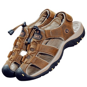 Sandales de Sport IRONDONKEY Grande Taille pour Hommes, Sandales en Cuir Fermées à Bout Respirant pour la Randonnée et l'Extérieur - Product Image 6