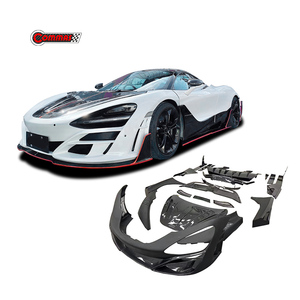 Kit carrosserie style MSY en fibre de carbone pour McLaren 720S : pare-chocs avant, jupes latérales, capot arrière, ailes, pare-chocs arrière, pièces de voiture - Product Image 1