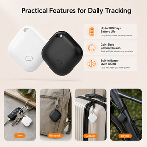 Traceur GPS intelligent certifié MFi, localisateur anti-perte avec alarme, télécommande iOS, en plastique, pour la navigation des enfants, type AirTag - Product Image 2