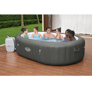 Bestway 60067 Lay Z Spa Mauricio Smart AirJet Bañera de hidromasaje inflable Spa 5-7 personas Bañeras de masaje spa inflables ovaladas - Product Image 1
