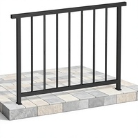 Kit de garde-corps horizontal moderne en métal pour terrasse, clôture de sécurité, garde-corps d'escalier extérieur en aluminium, main courante métallique sur mesure, direct usine