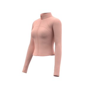 Custom UV Protection Women's Yoga Jacket Breathable Fitness <strong>Clothing</strong> Skinny Light Sun Protection <strong>Clothing</strong> - Product Image 5