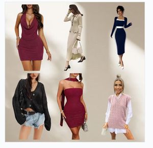 Liquidación de Ropa para Mujer al por Mayor, Vestidos Casuales, Camisetas, Paquetes Mixtos, Entrega Aleatoria, Ropa en Stock - Product Image 1