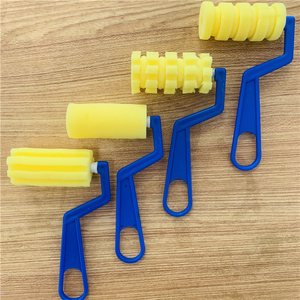 High Quality Foam <strong>Paint</strong> <strong>Rollers</strong> with Plastic <strong>Handle</strong> for Kids Arts Painting - Product Image 2