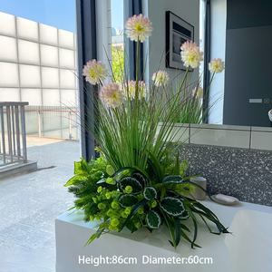 High-end Artificial Green Plants Landscape <strong>Floral</strong> Arrangements for Shop Window Display Wedding Decorations - Product Image 6