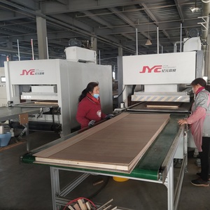 Hot <strong>Sale</strong> JYC High <strong>Frequency</strong> Wood Door Floor Making Production Line Wood Veneer Hot Press Chipboard <strong>Machine</strong> - Product Image 2