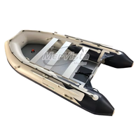 Bateau de pêche gonflable à ribs certifié CE de 400 cm, en PVC Hypalon de 1,2 mm, pour moteur, dérive et sauvetage, bateau rigide fabriqué en Chine