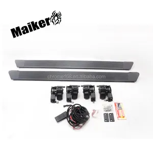 Barre de marchepied latérale électrique, 2x4, pour Jeep Wrangler JK 07 +, noir, pour curseur de rock