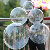 Млрд бесплатный образец 10 18 24 26 36 дюймов Bobo пузырь воздушный шар с широким горлышком растягивающийся ПВХ/ТПУ прозрачный в честь Burbuja