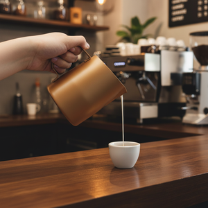 Coffee Creamer Frothing <b>Cup</b>, 400ml / 600ml Stainless Steel <b>Espresso</b> Steaming Pitcher, Milk Frothing Pitcher Jug for Latte Art - Product Image 2