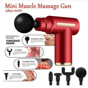 Pistolet de massage portatif multifonction sans fil, mini modèle rechargeable, machine de massage corporel complète - Product Image 3