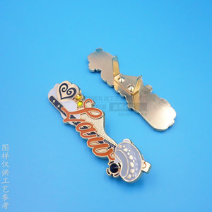 Metal Alloy Enamel Lettering <b>Label</b> Law 45mm Bag Decoration <b>Luggage</b> Hardware - Product Image 3