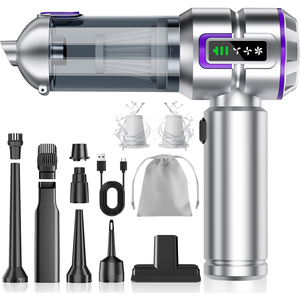 Aspiradora Inalámbrica Multifuncional <span class=keywords><strong>para</strong></span> Auto, Mini Aspiradora de Mano Recargable con Gran Potencia de Succión 18000PA y Función de Soplador de Aire - Product Image 2