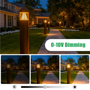 Chất lượng cao LED bollard ánh sáng nhôm ngoài trời 3cct Điều chỉnh led bollard ánh sáng Con đường ánh sáng - Product Image 6