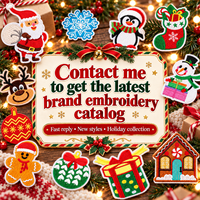 Lot de patchs de Noël en gros : Père Noël, Bonhomme de neige, Pingouin – Appliques thermocollantes ou à coudre pour sacs, décorations DIY, broderies