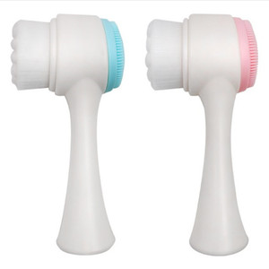 <span class=keywords><strong>Brosse</strong></span> <span class=keywords><strong>nettoyante</strong></span> double <span class=keywords><strong>visage</strong></span> <span class=keywords><strong>Brosse</strong></span> pour le <span class=keywords><strong>visage</strong></span> en <span class=keywords><strong>silicone</strong></span> pour cheveux doux <span class=keywords><strong>Brosse</strong></span> <span class=keywords><strong>nettoyante</strong></span> manuelle pour démaquiller en profondeur - Product Image 1