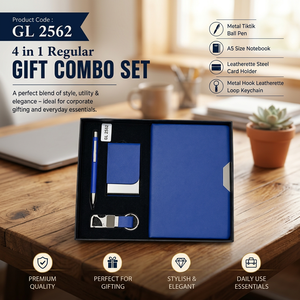 Coffret cadeau élégant avec carnet A5, stylo à bille magnétique, porte-cartes et porte-clés en similicuir pour les employés d'entreprise au quotidien - Product Image 5