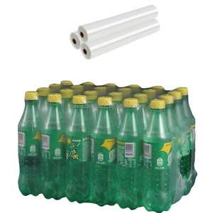 Nhà máy nước giải khát bia PE nhiệt thu nhỏ phim trong suốt LDPE bundling thu nhỏ bọc phim cho nước khoáng độ cứng mềm - Product Image 3