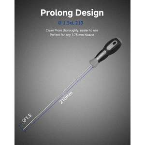 Nettoyeur d'aiguilles en acier inoxydable Creality Clog Poke 0,4 mm pour buse d'imprimante 3D - Product Image 4