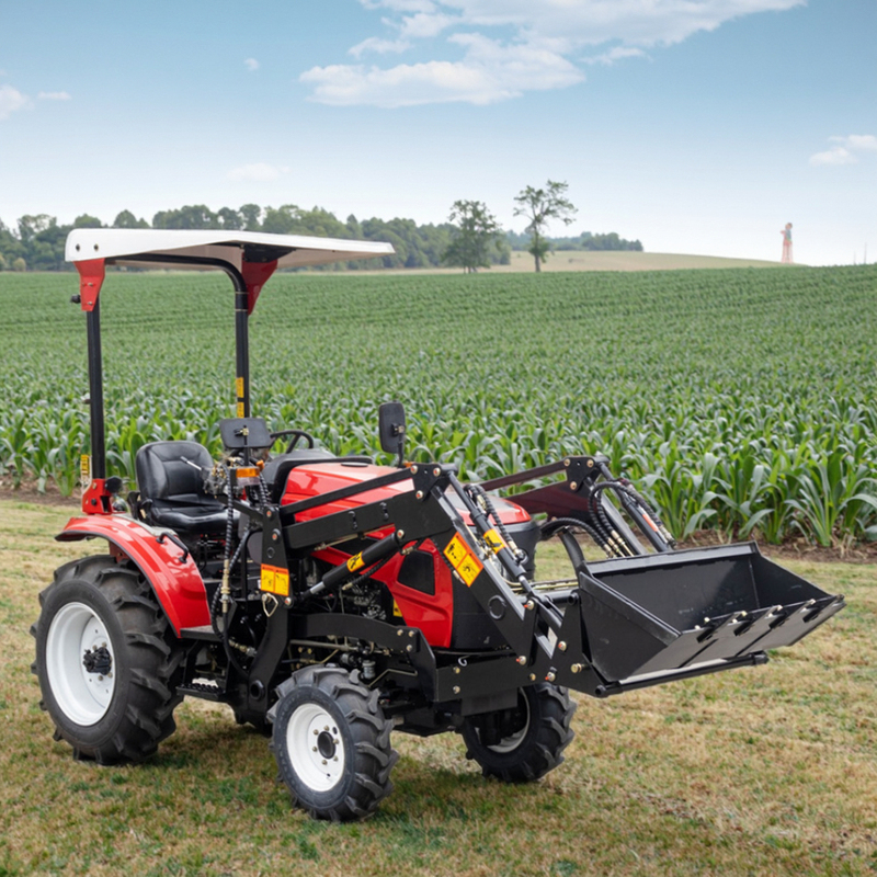 Tractor with Front Loader Quality Engine