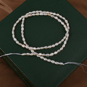 Perles d'eau douce naturelles fortes et brillantes de 3 à 10 mm, parfumées, perles en vrac, pierre baroque irrégulière, matériau semi-fini - Product Image 2