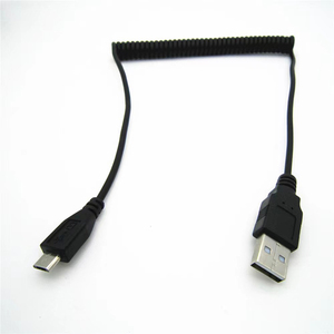 Custom Spiral <b>Cable</b> Coiled USB C to USB C <b>Data</b> Charger <b>Cables</b> Usb Type c Spirale - Product Image 5