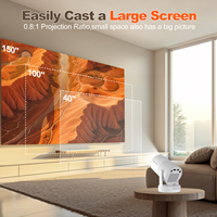 Precio al por Mayor Proyector Inteligente HY300 U Android 14 Wifi Dual 2.4G+5G Smart TV HD Video LCD Mini Proyector Portátil