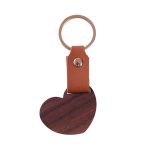 Porte-clés en bois personnalisable à graver soi-même, avec logo gravé au laser, pour cadeaux d'entreprise, fêtes, ou comme pendentif de voiture - Product Image 2