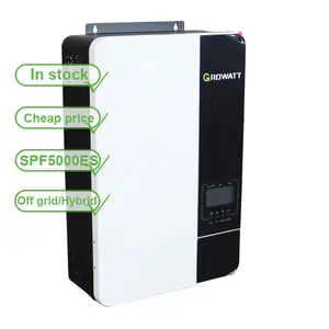 Factory supply growatt spf5000es 5kw all in one 230V high frequency solar inverter kit for home