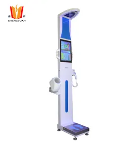 Nhà Máy Giá trọng lượng Chiều cao BMI máy tính thử nghiệm SY-1800 huyết áp mét sức khỏe quy mô kiosk cơ thể chất béo