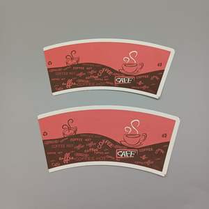 Ventilateur en papier double face enduit de PE, écologique et imperméable, 150-320 GSM, pour les nouilles, les snacks et les salades - Product Image 1